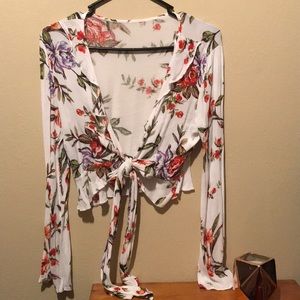 Women’s Floral Crop Top